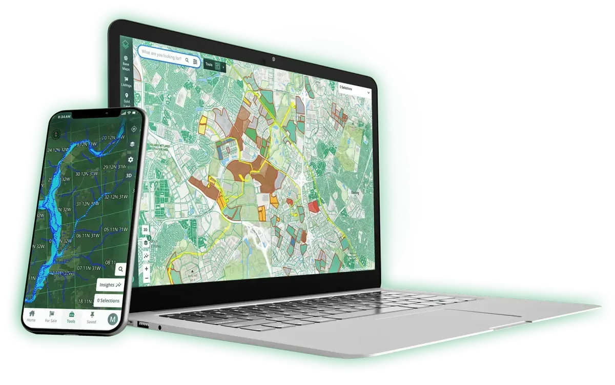 Acres Intelligence flood zone and mapping analysis feature