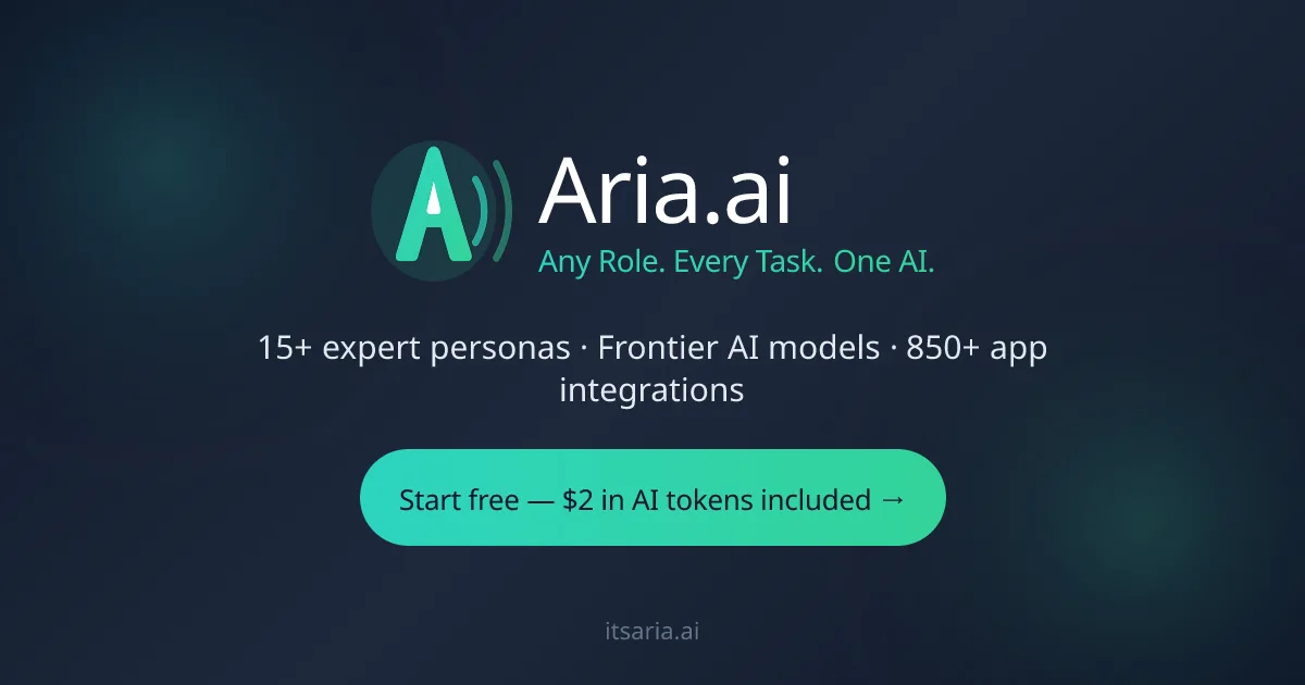 Aria.ai - AI agent platform overview and main features