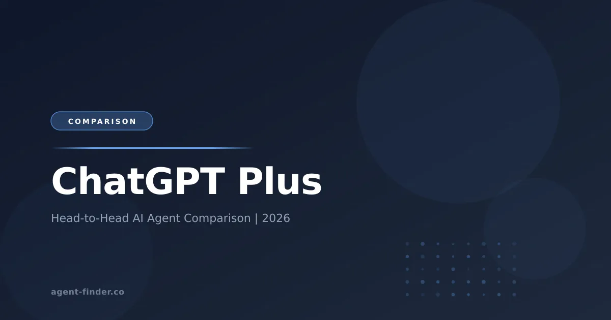 ChatGPT Plus - AI Agent Review | Agent Finder