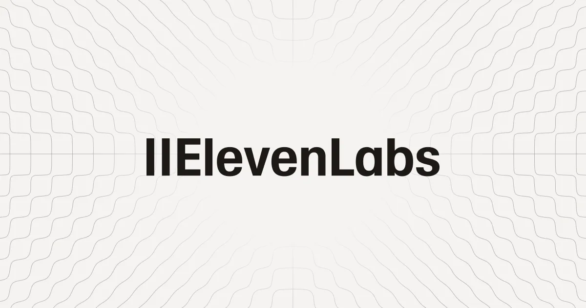 ElevenLabs Voice Agents - AI voice technology platform hero image