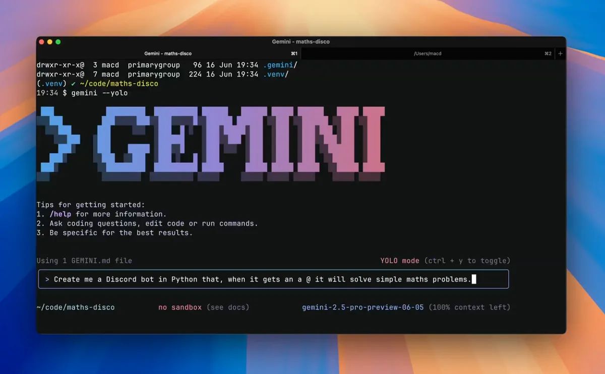Gemini Code Assist feature demonstration showing AI code completion and suggestions
