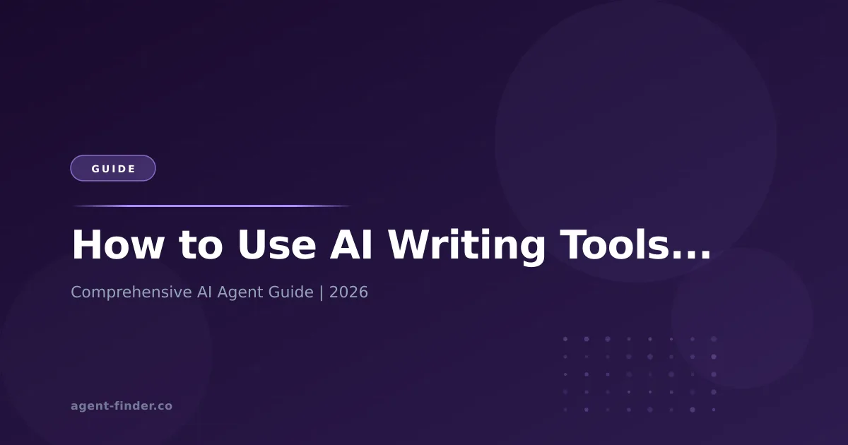 How to Use AI Writing Tools: A Complete Guide for 2024
