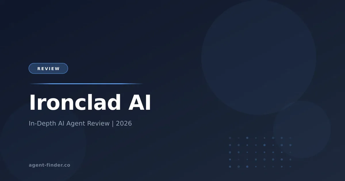 Ironclad AI - AI Agent Review | Agent Finder