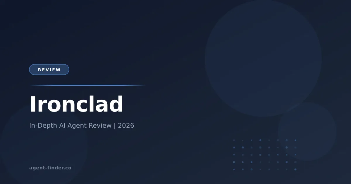 Ironclad - AI Agent Review | Agent Finder