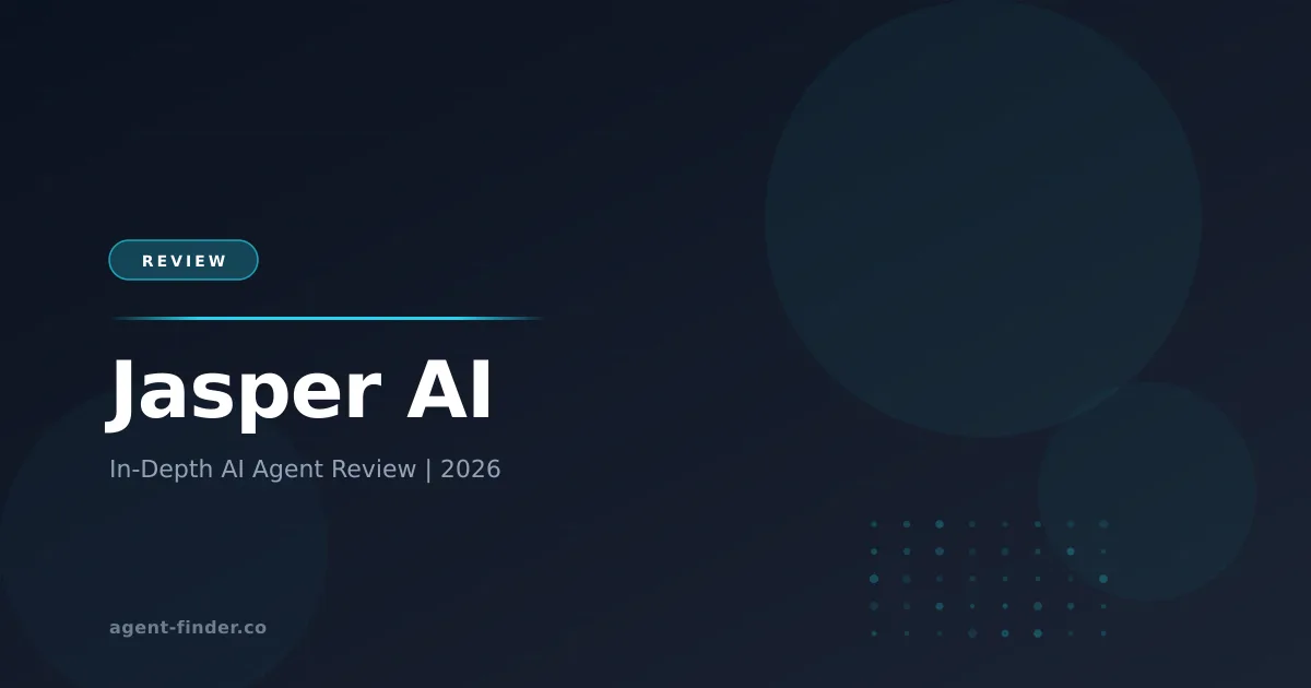 Jasper AI - AI Agent Review | Agent Finder