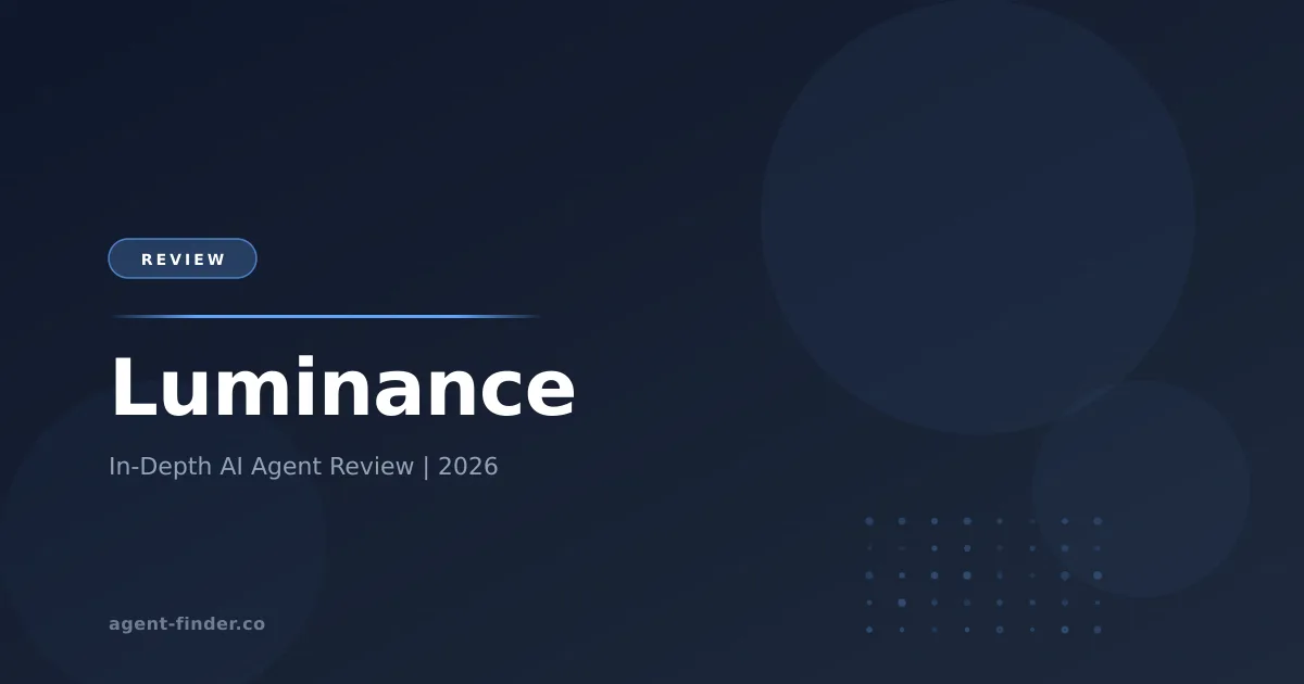 Luminance - AI Agent Review | Agent Finder