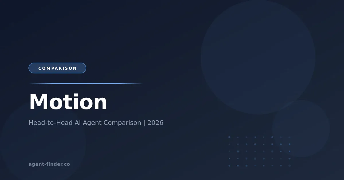 Motion - AI Agent Review | Agent Finder