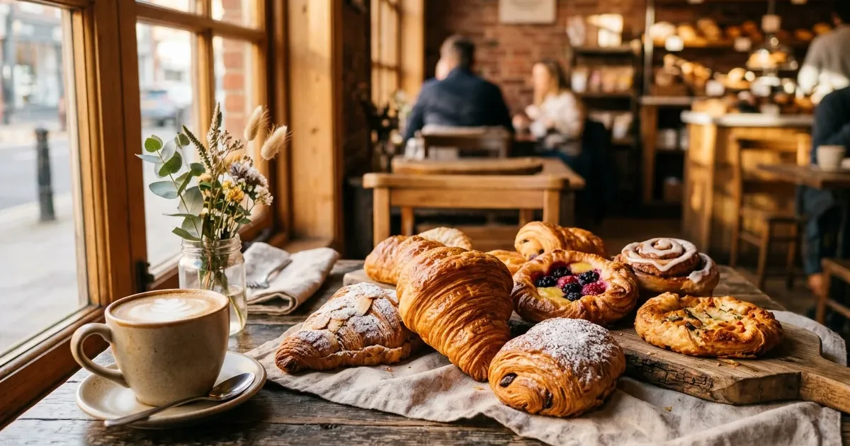 Playcode AI example website template for bakery businesses