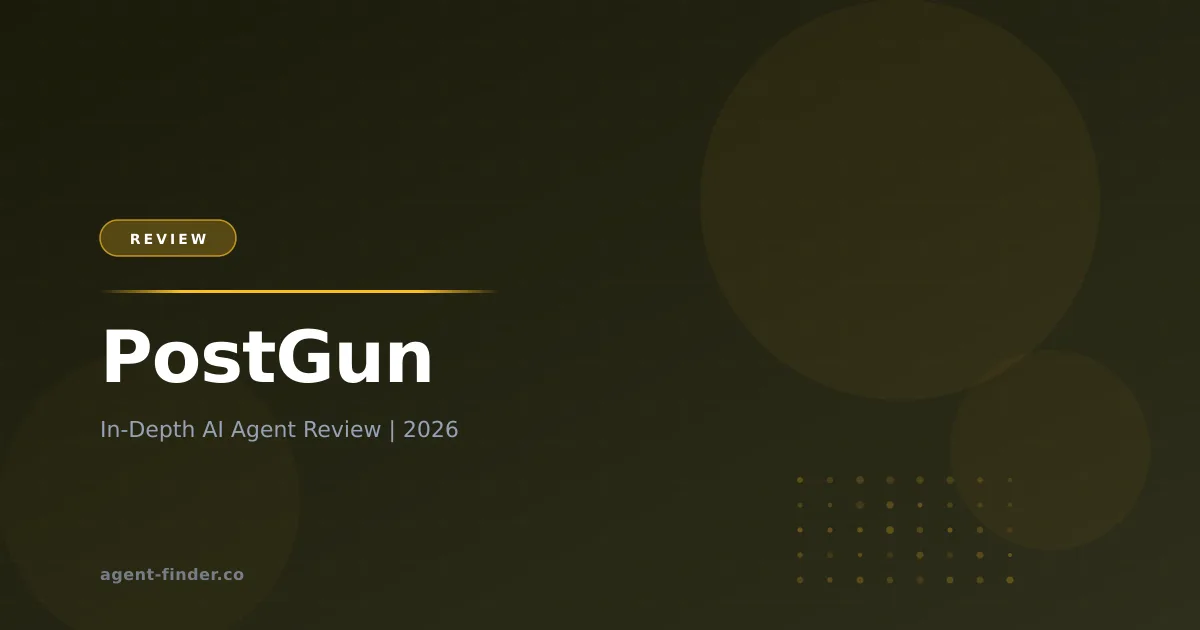 PostGun - AI Agent Review | Agent Finder