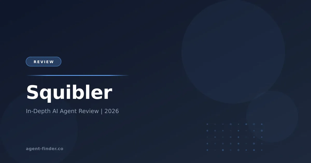 Squibler - AI Agent Review | Agent Finder